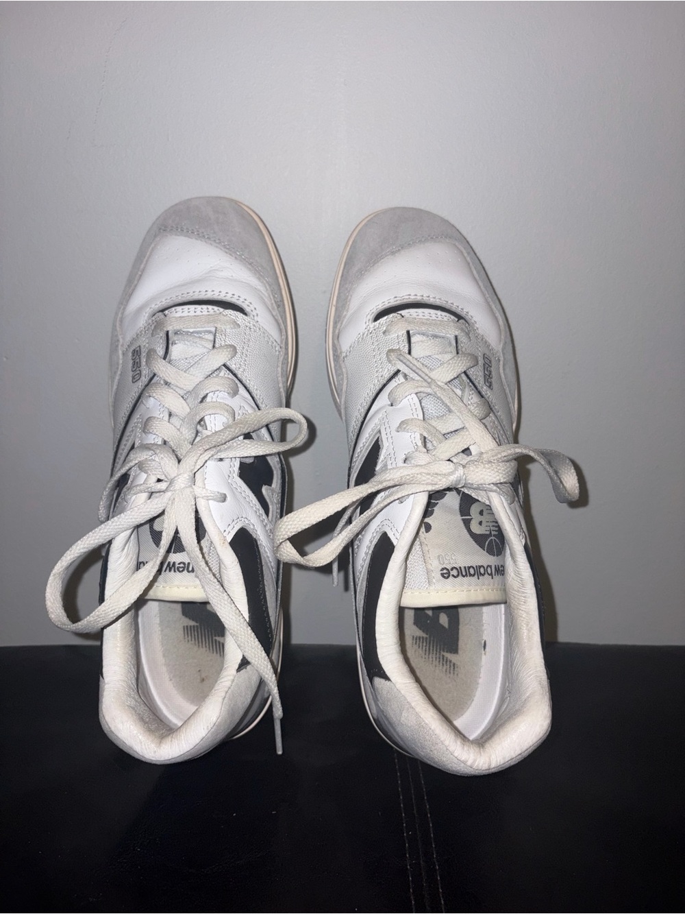 New Balance 550 Men’s White and Black Classic Sneakers